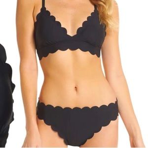Chelsea28 black scalloped swim suit!